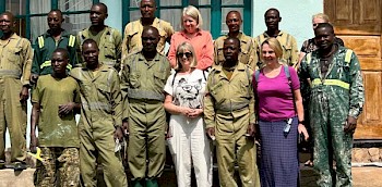 Uganda Peoples' Defence Forces - helping out at Potter's Village